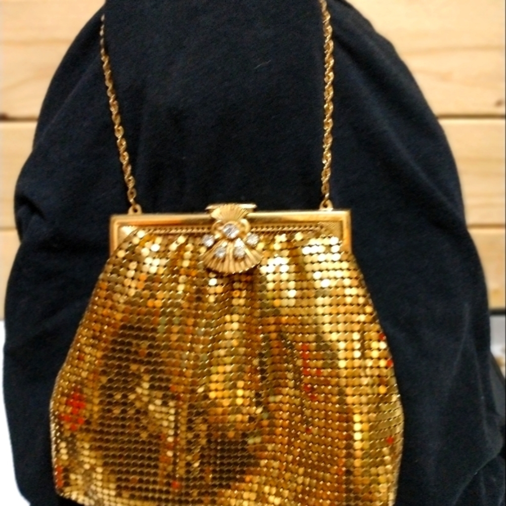 Vintage Duramesh Gold Tone Bag